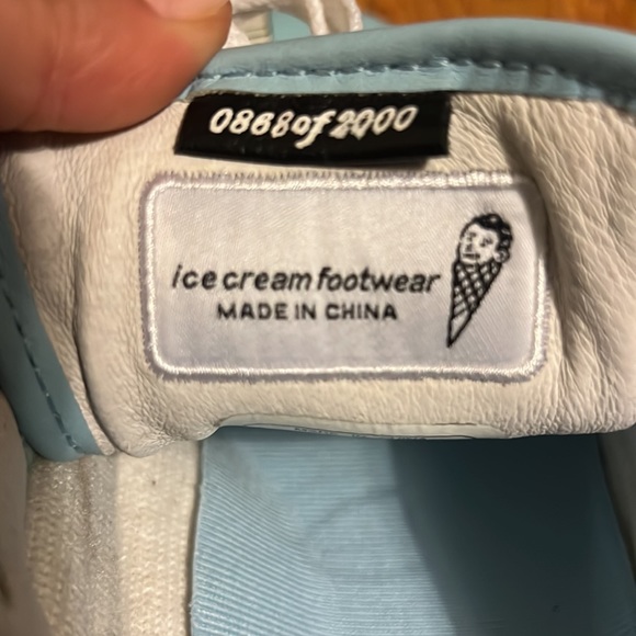 RARE NWT bbc Ice Cream sneakers (lipstick) - Picture 9 of 10